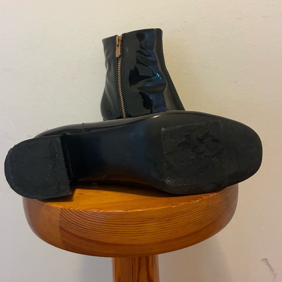 Black & Other Stories Patent Leather Ankle Boots - Picture 7 of 8